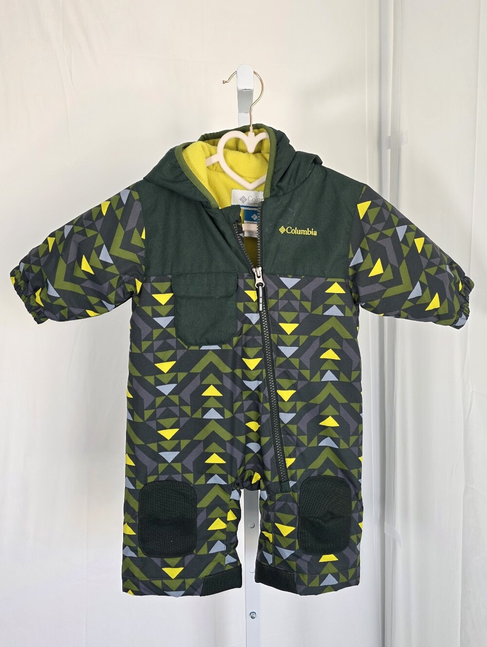 Columbia Men's Yellow Fleece Jacket 3-6m